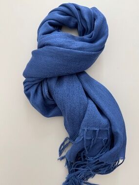 Love Quotes Oversized Scarf - Blue